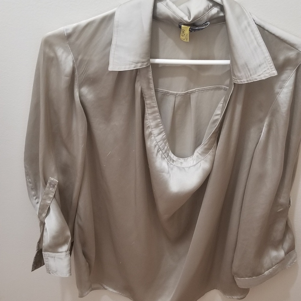 Vince champagne-colored blouse
